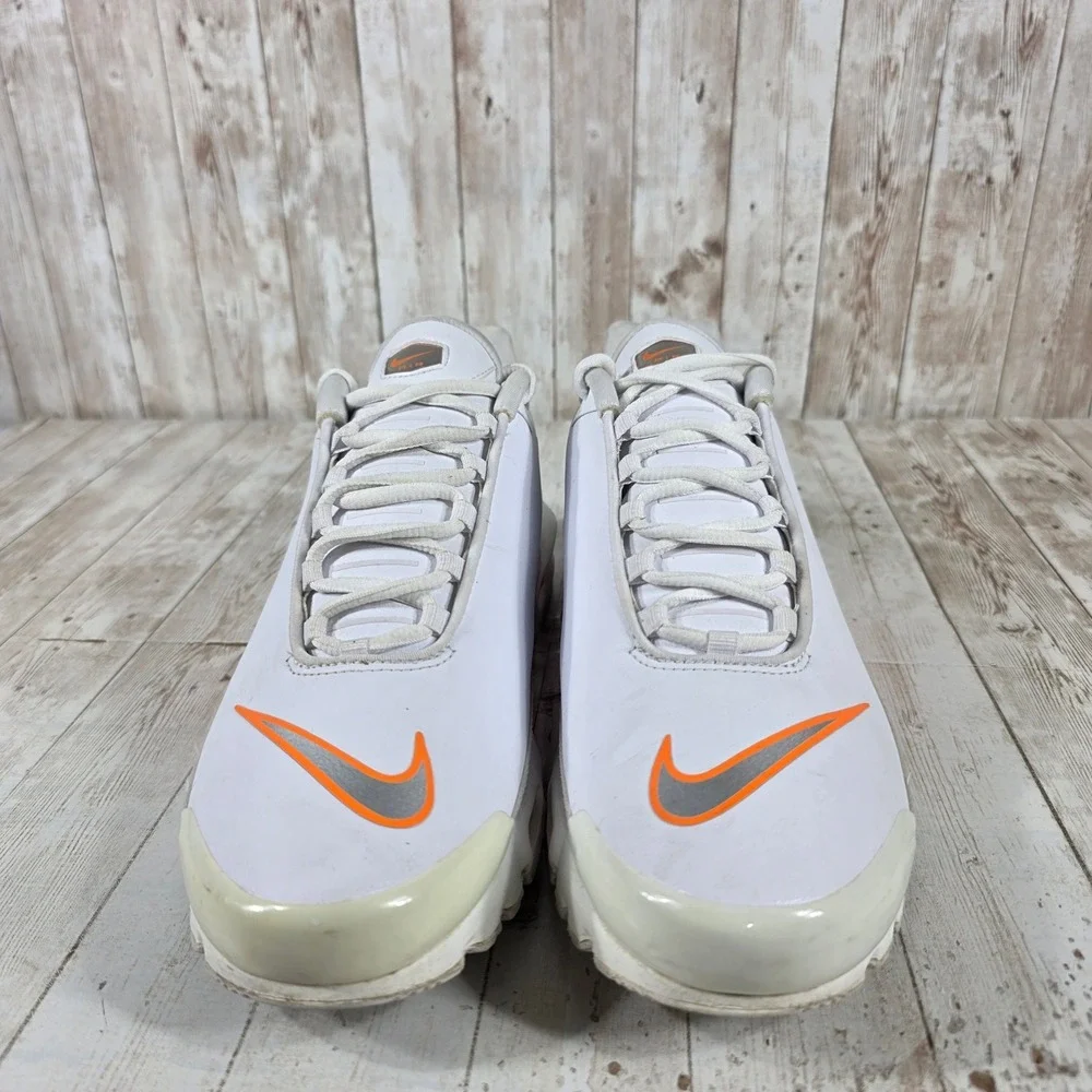 Nike Air Max Plus NS‎ GPX White Total Orange Tn Logo Mens AQ1088-100 Size 11